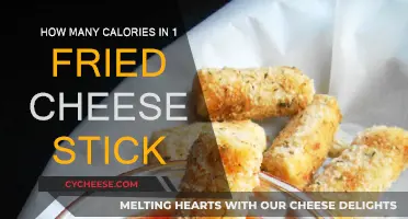 Cheese Sticks: Calories and Nutritional Facts