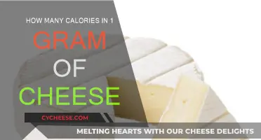 Cheese Calories: How Much Energy in a Gram?