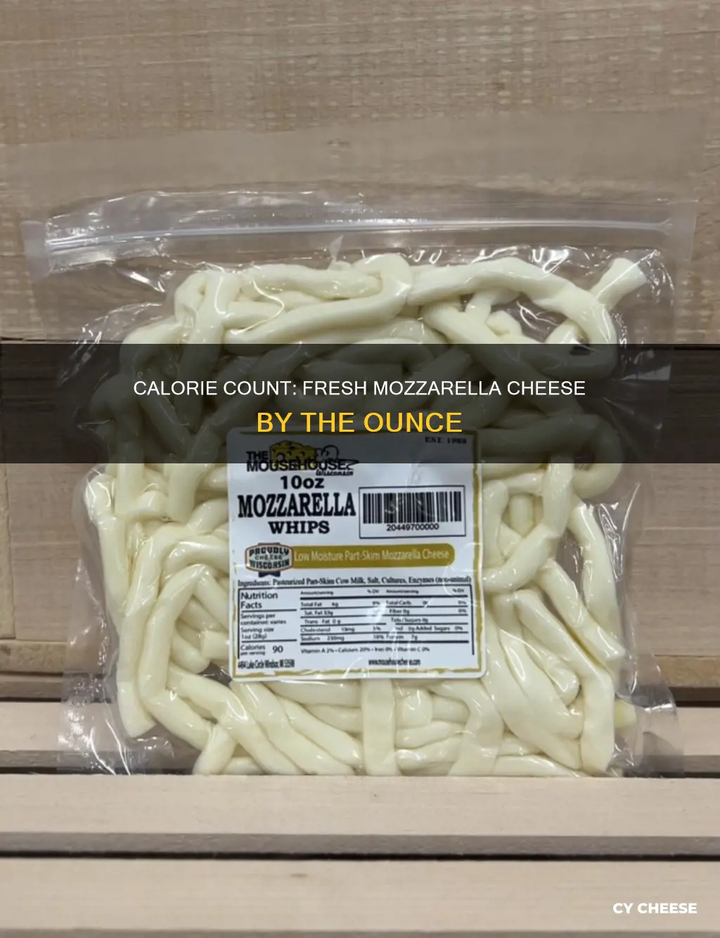 how many calories in 1 ounce of fresh mozzarella cheese