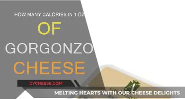 Calories in Gorgonzola: 1 Ounce of Decadence