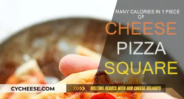 Cheese Pizza Squares: Calorie Count Unveiled