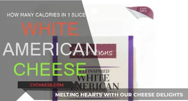 Cheese Lovers: Calories in White American Cheese Slices