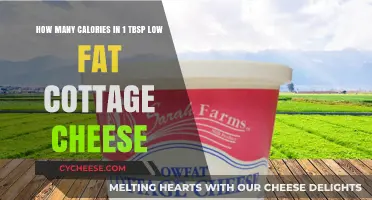 Low-Fat Cottage Cheese Calories: Nutritional Breakdown of 1 Tablespoon