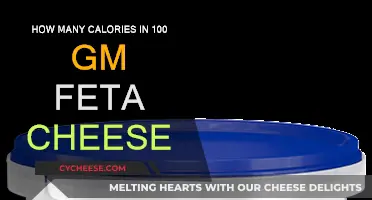 Calories in Feta Cheese: 100gm Portion Explained