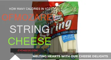 Calorie Count of Mozzarella String Cheese