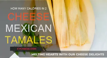 Cheese Tamales: Calorie Count for Mexican Delicacy