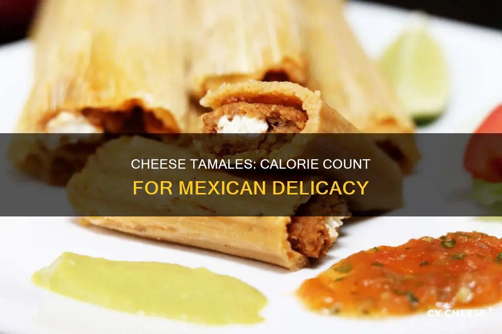 how many calories in 2 cheese mexican tamales