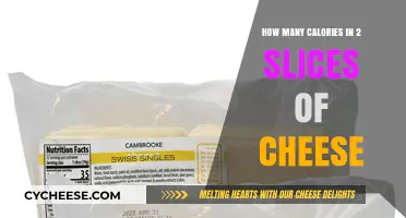 Cheese Calories: How Much in Two Slices?
