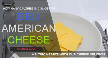 Calories in American Cheese: Two Slices, How Many Calories?