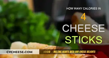 Cheese Sticks: Calories and Nutrition Facts