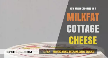 Calories in 4% Milkfat Cottage Cheese: Nutritional Breakdown