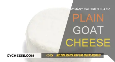 Goat Cheese Calories: How Much Energy?