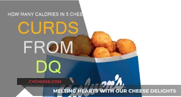 Cheese Curds Calorie Count at Dairy Queen
