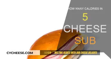 Cheese Sub Calories: A Quick Guide