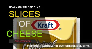 Cheese Slices: Calorie Count for Five