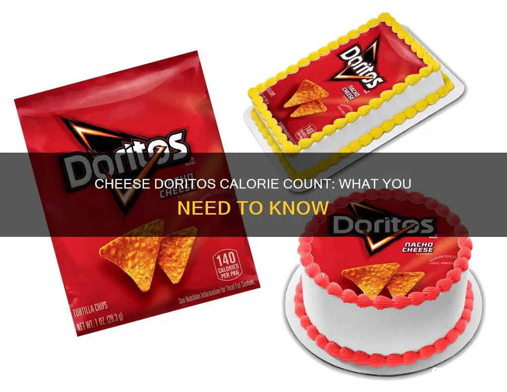 how many calories in 6 cheese doritos