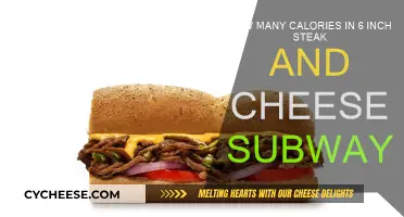 Steak and Cheese Subway: Calories in 6-Inch Sub