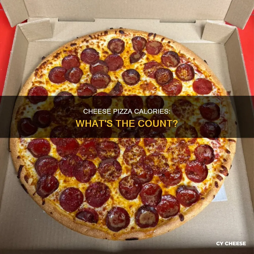 how many calories in a 16 inch cheese pizza