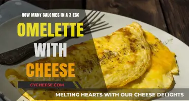 Cheesy Egg Omelette: How Many Calories?