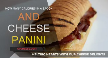 Calorie-laden Comfort: Bacon-Cheese Panini Perfection
