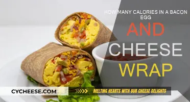 Calorie Count of a Breakfast Classic: Bacon, Egg, Cheese Wrap