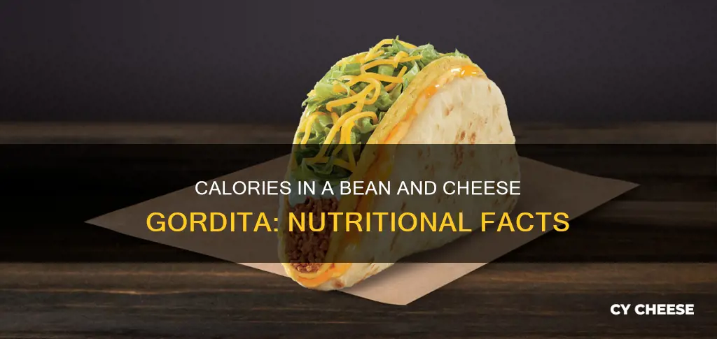 how many calories in a bean and cheese gordita