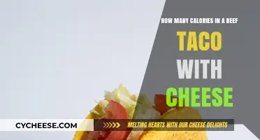 Tasty Beef Taco Calories: Cheese Counts!