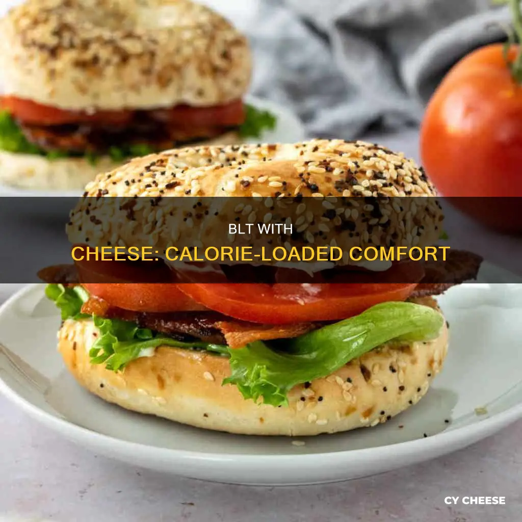 how many calories in a blt with cheese