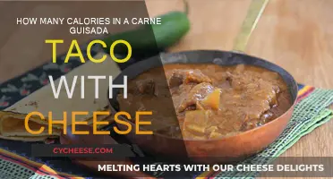 Tasty Calorie Count of Cheesy Carne Guisada Tacos