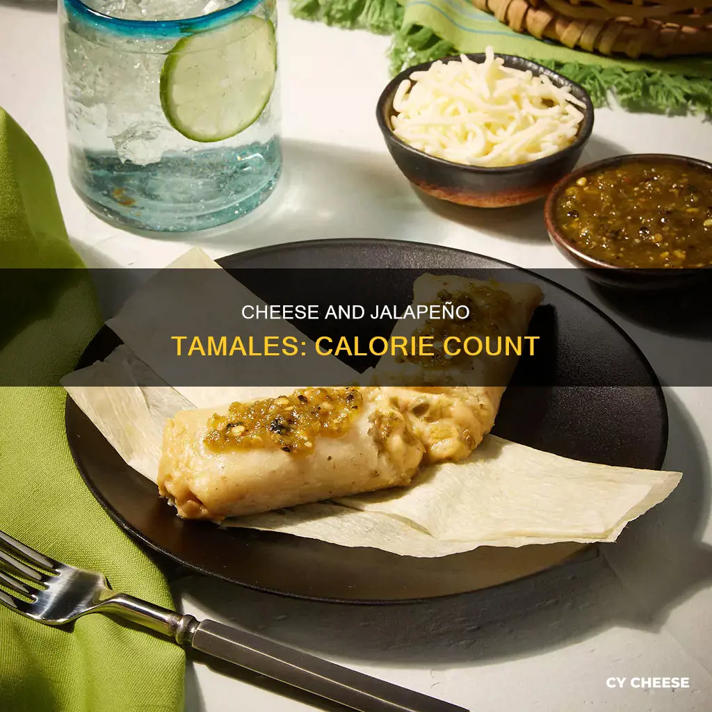 how many calories in a cheese and jalapeno tamale