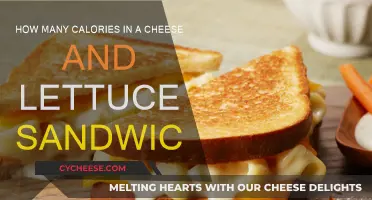 Cheese and Lettuce Sandwich: Calorie Count Unveiled