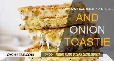 Toastie Treat: Calories in Cheese and Onion