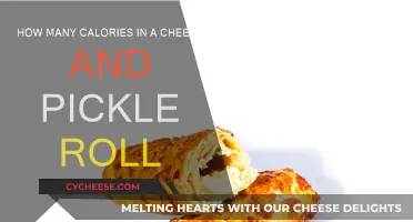 Cheese and Pickle Roll: Calorie Conundrum