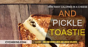 Cheese and Pickle Toastie: Calorie Count Unveiled
