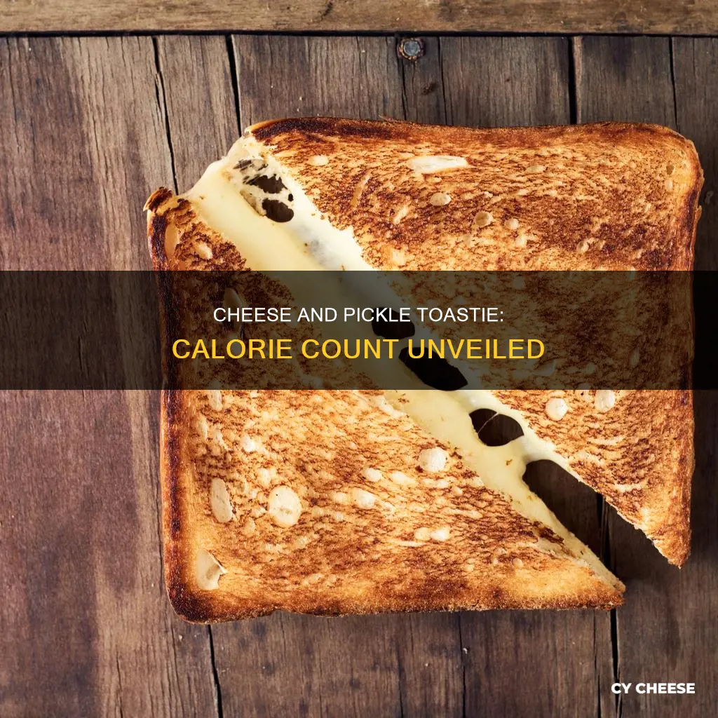 how many calories in a cheese and pickle toastie