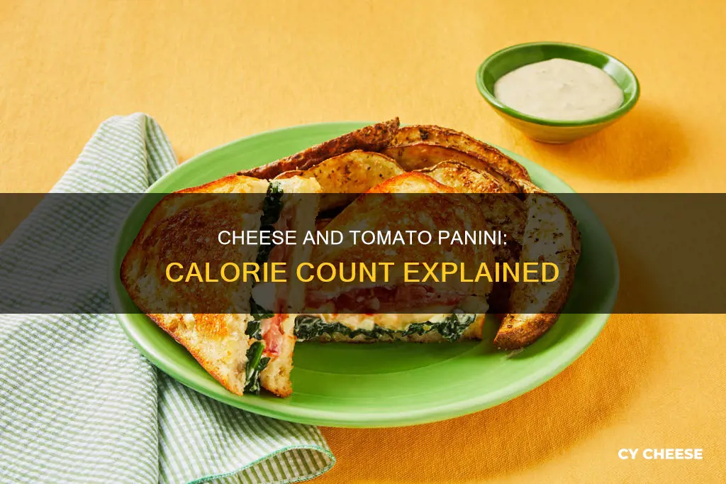 how many calories in a cheese and tomato panini