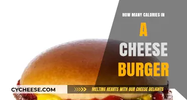 Cheese Burger Calories: What's the Count?