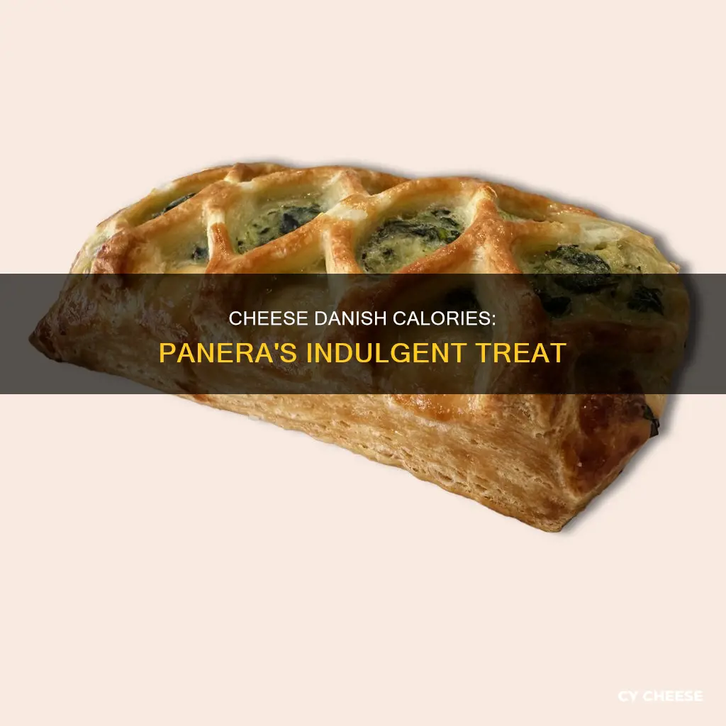 how many calories in a cheese danish from panera