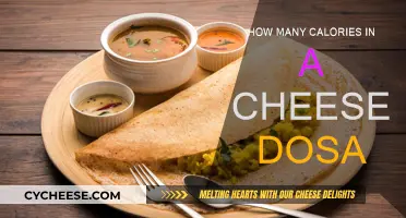 Cheese Dosa: Calorie Count and Nutrition Facts