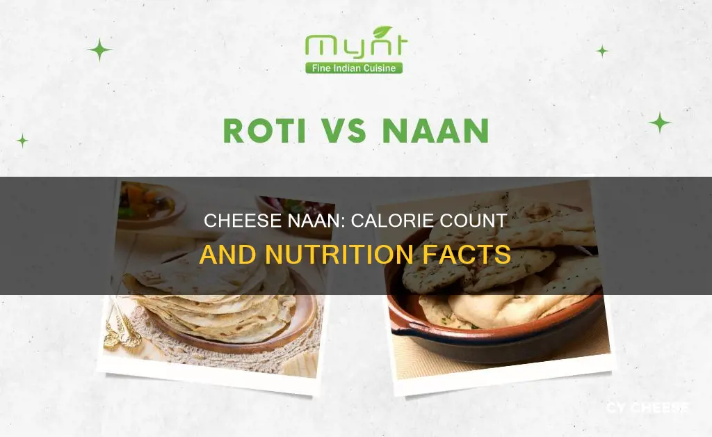how many calories in a cheese naan