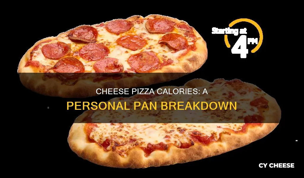 how many calories in a cheese personal pan pizza