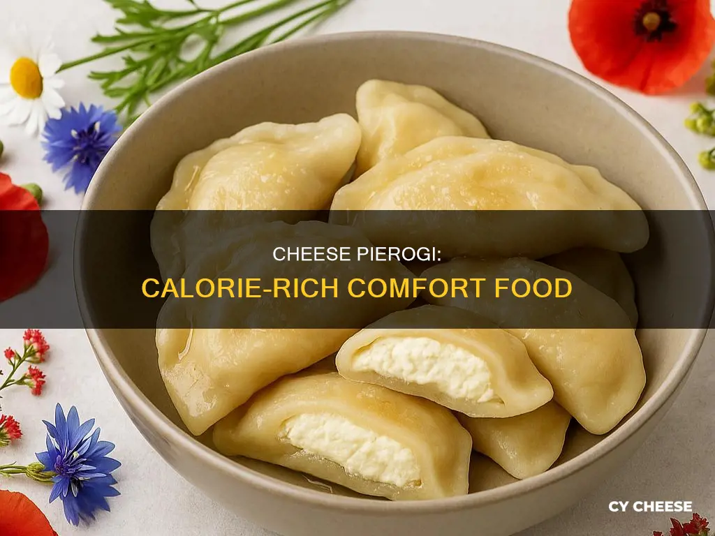 how many calories in a cheese pierogi