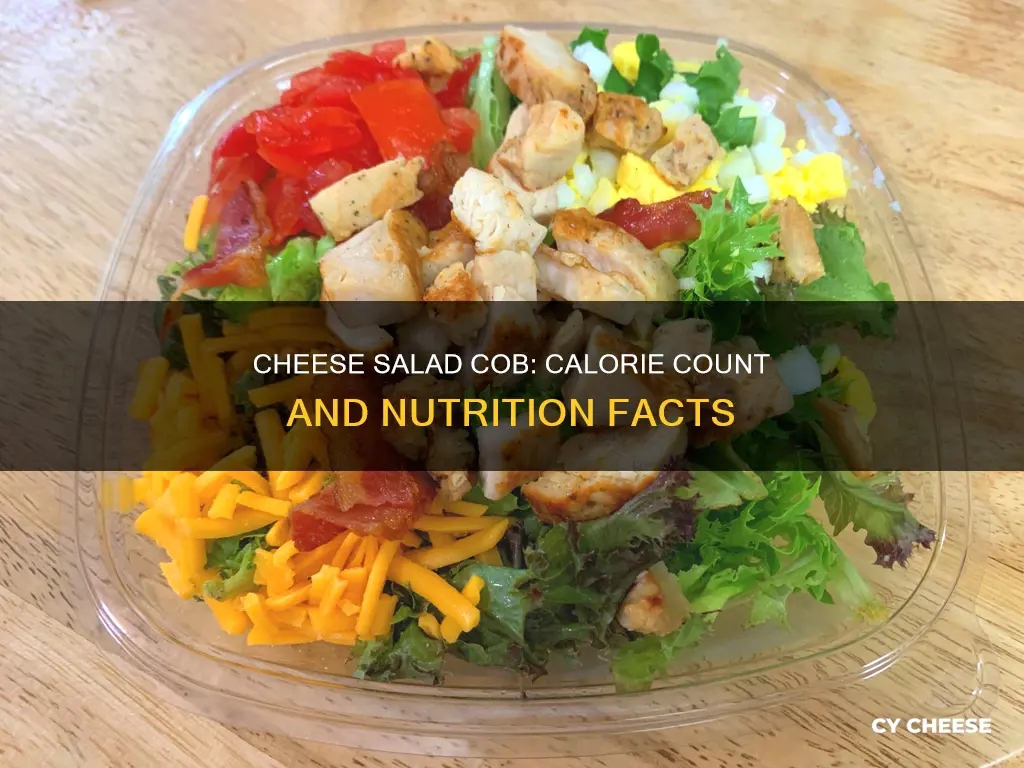 how many calories in a cheese salad cob