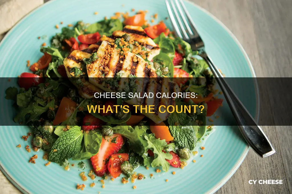 how many calories in a cheese salad