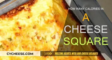 Cheese Squares: Calorie Count and Nutrition Facts