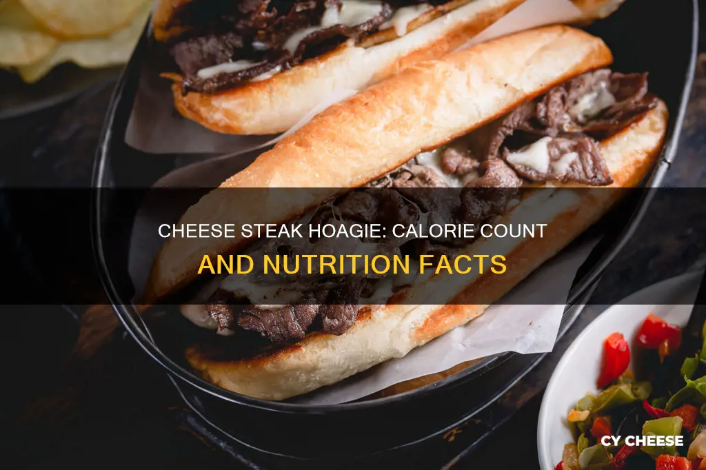 how many calories in a cheese steak hoagie