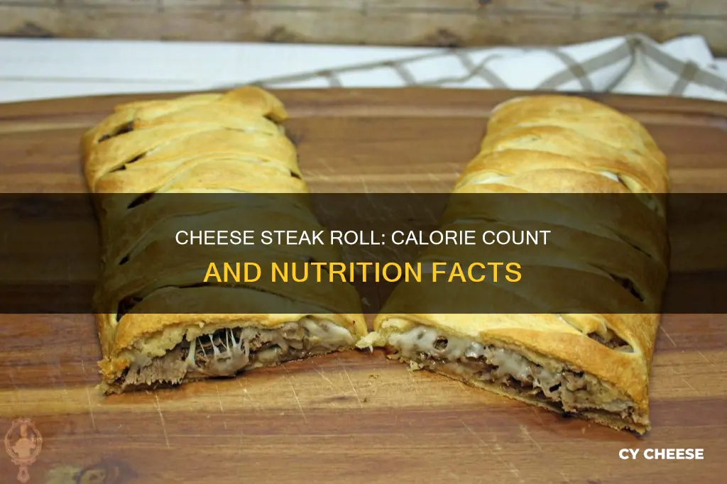 how many calories in a cheese steak roll