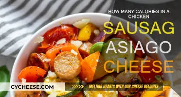 Calorie Count of Chicken Sausage Asiago Cheese
