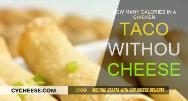 Calorie Count: Chicken Tacos Without Cheese