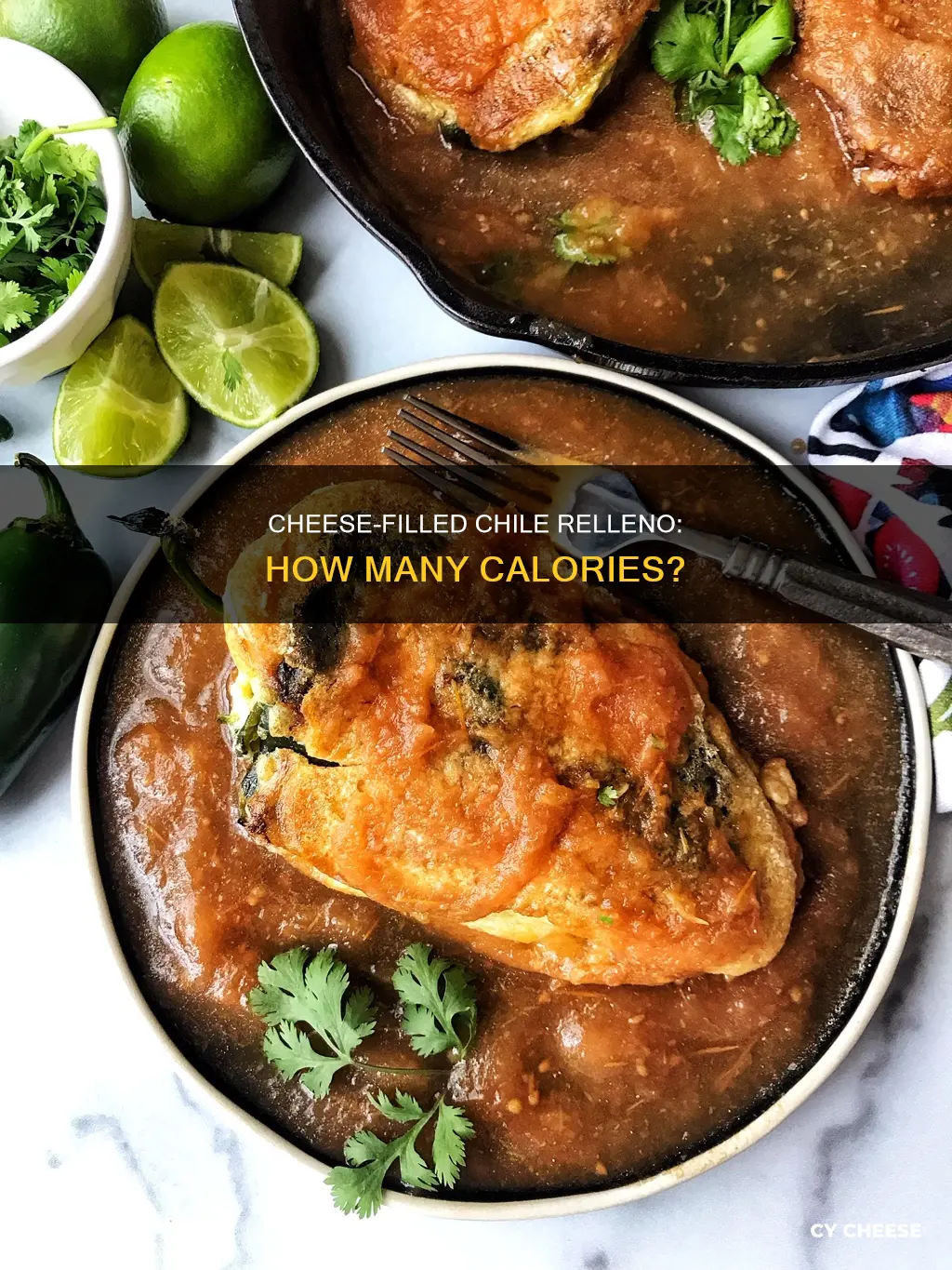 how many calories in a chile relleno filled with cheese